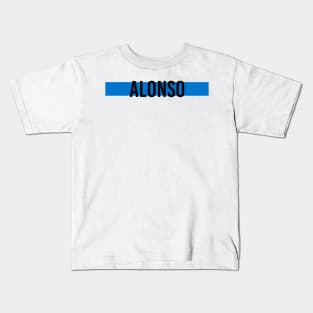 Fernando Alonso Driver Name - 2022 Season #4 Kids T-Shirt